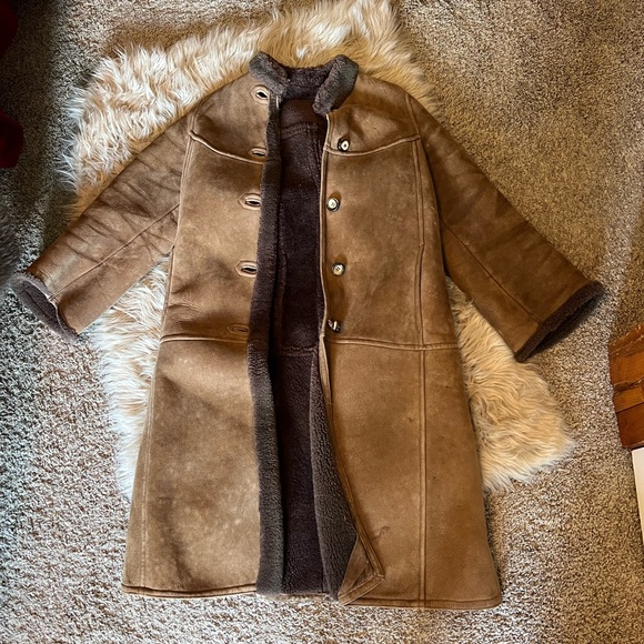 prince leather high fashions Jackets & Blazers - Vintage Shearling Leather Jacket